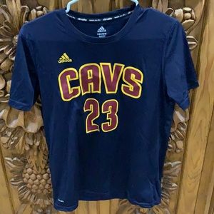 EUC adidas size large 14/16 boys Cavs #23